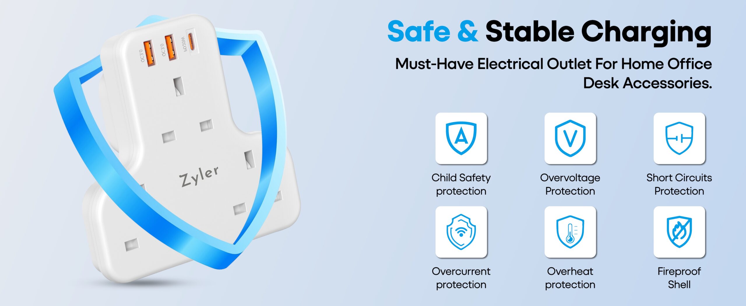 6in1 Protector Power Strip